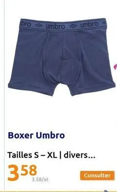 boxeur umbro