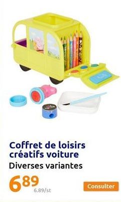 PAMA  Coffret de loisirs créatifs voiture Diverses variantes  689  6.89/st  Consulter 