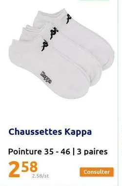 chaussettes kappa