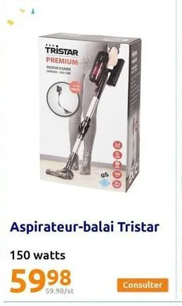 aspirateur balai tristar