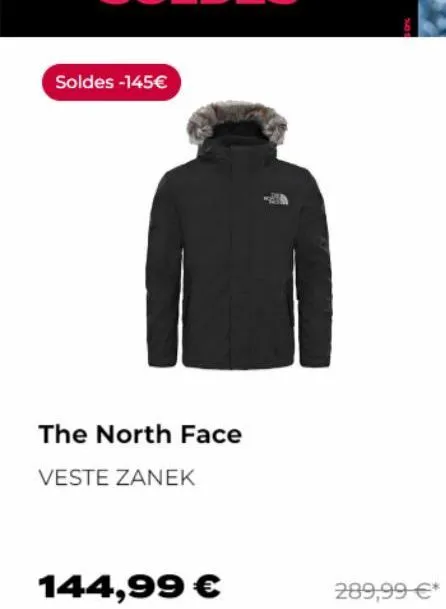 soldes -145€  the north face  veste zanek  289,99 €* 