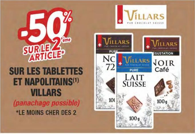 chocolats Villars