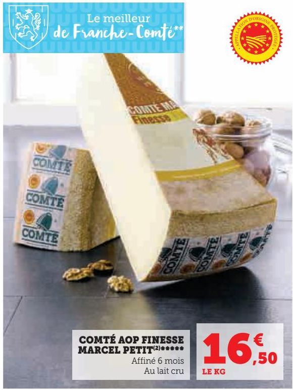 Comté aop finesse marcel petit