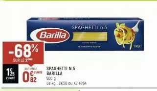 spaghetti barilla