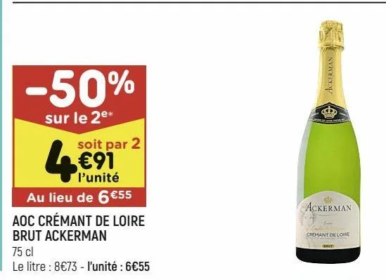 aoc crémant de loire brut ackerman