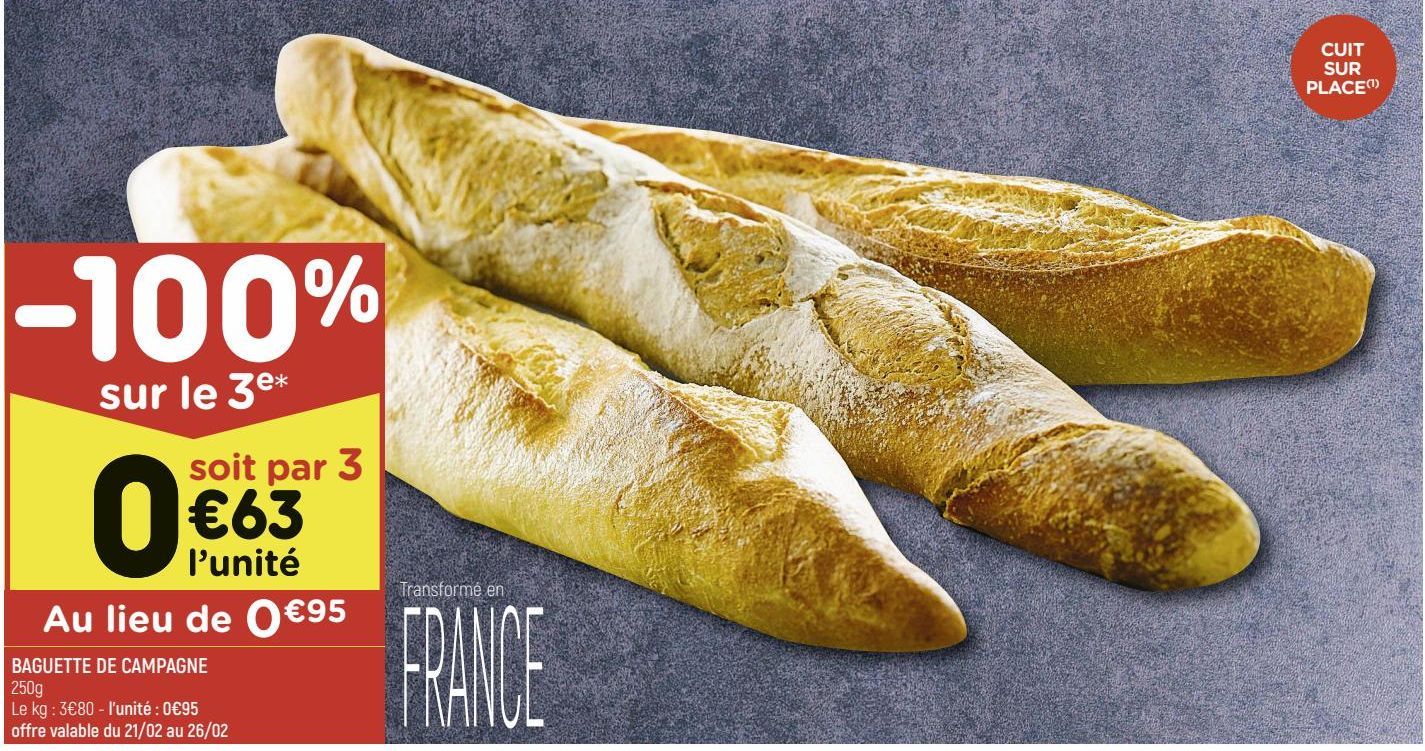 BAGUETTE DE CAMPAGNE