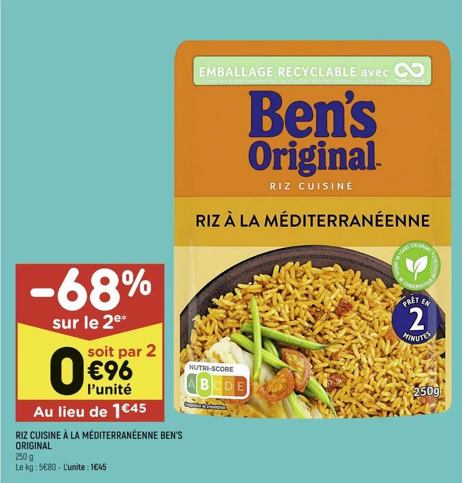 riz cuisine à la méditerranéenne ben’s original