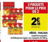 offert  3 paquets pour le prix de 2  2 