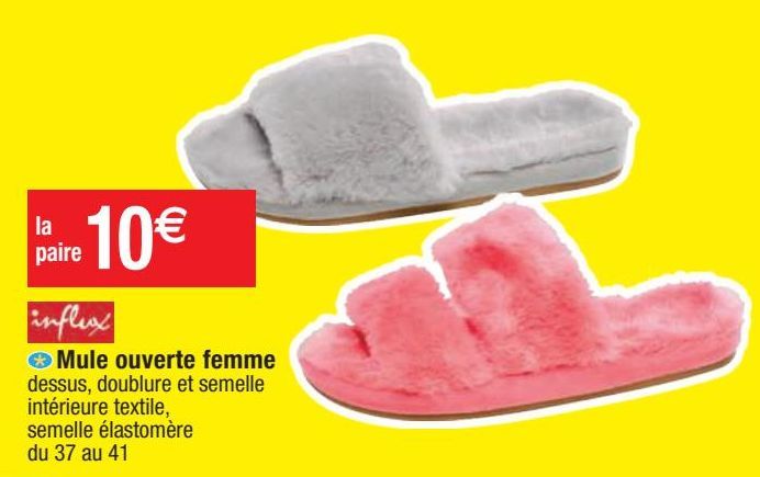 chaussons femme