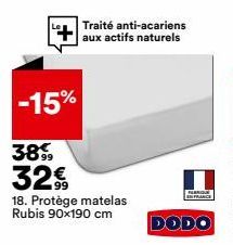 protège matelas dodo