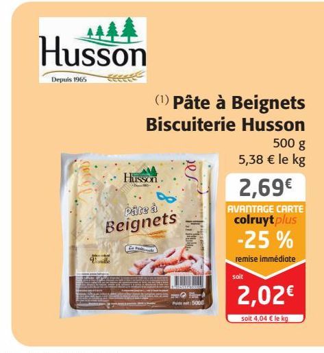 Pates à Beignets Biscuiterie Husson 