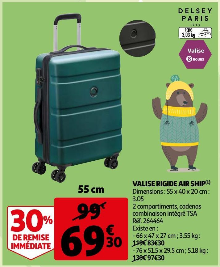 VALISE RIGIDE AIR SHIP