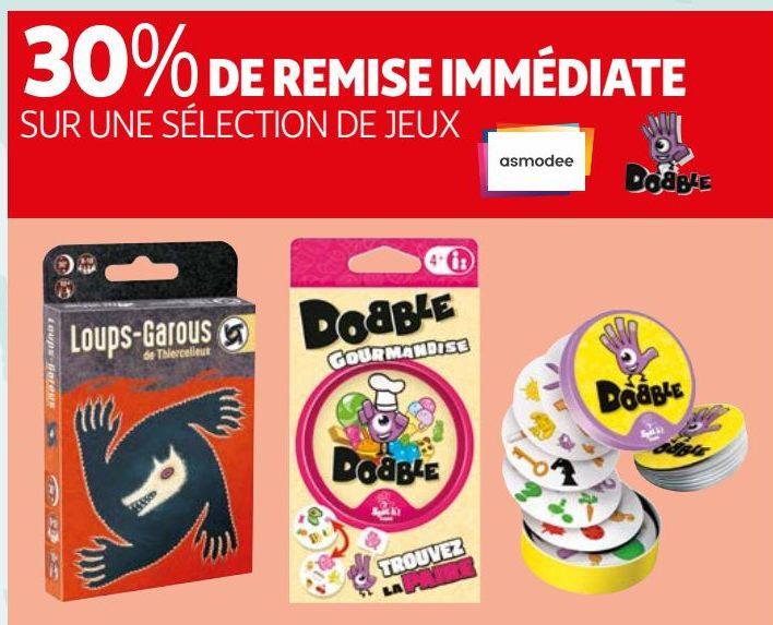 UNE SÉLECTION DE JEUX ASMODEE DOBBLE