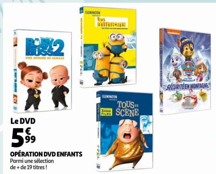 OPÉRATION DVD ENFANTS