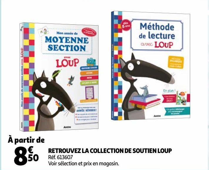 RETROUVEZ LA COLLECTION DE SOUTIEN LOUP