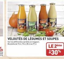 veloutés de légumes 