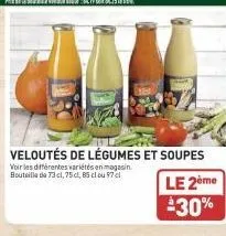 veloutés de légumes 