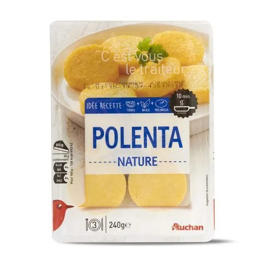 polenta nature auchan
