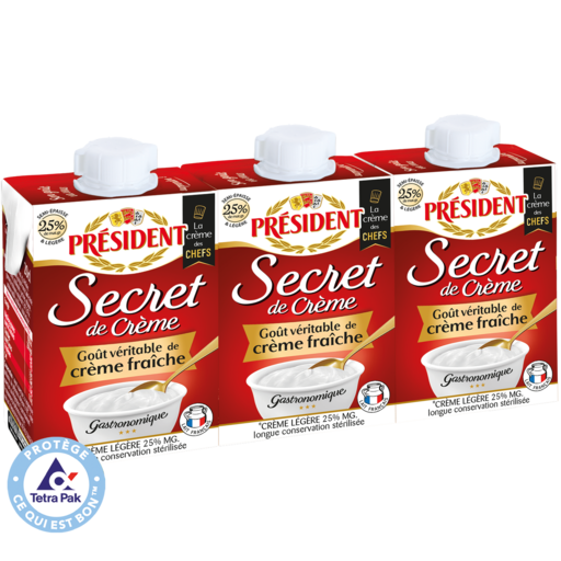 SECRET DE CREME PRESIDENT