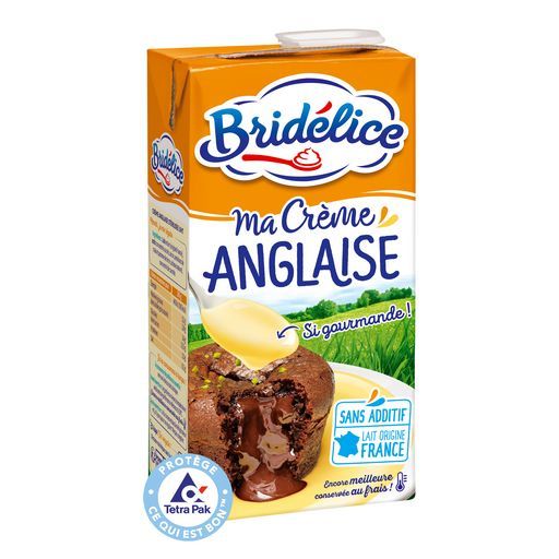 Crème anglaise Bridélice