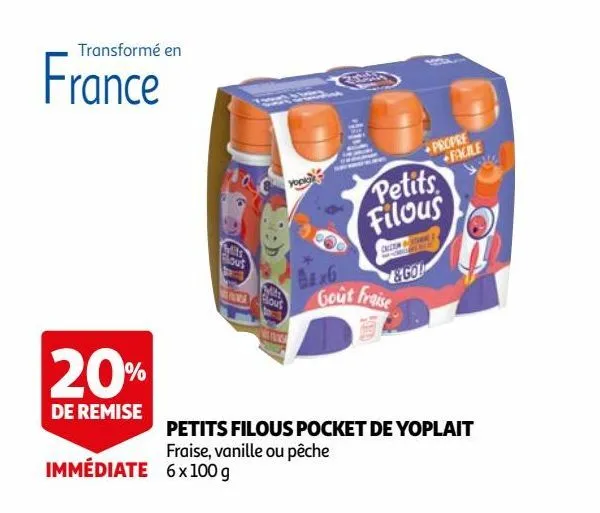 petits filous pocket de yoplait