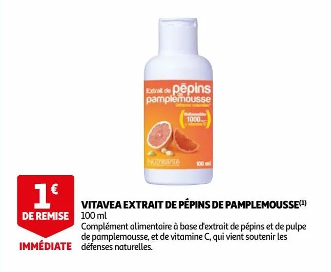 vitavea extrait de pépins de pamplemousse