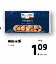 Amaretti  26238  CO  ITALIAMO  Amaretti Style  N  1.09  ●k-5,45€ 