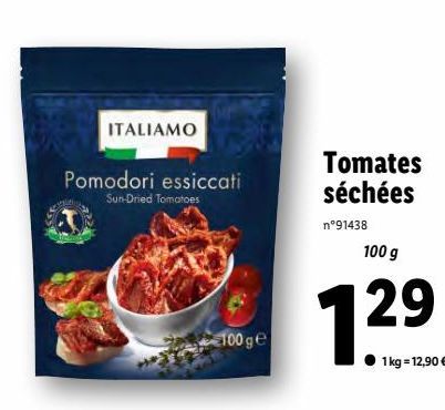 tomates séchées