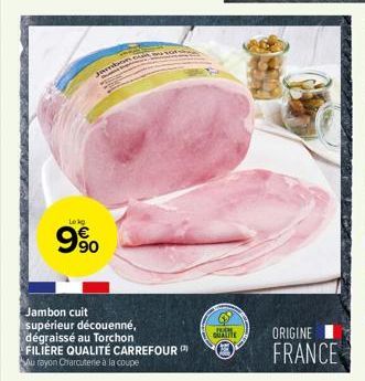 jambon cuit Carrefour