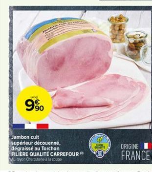 jambon cuit Carrefour