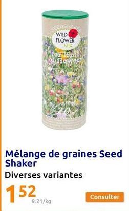SEEDSHA WILD FLOWER MIX  for 15m of flowers  9.21/kg 