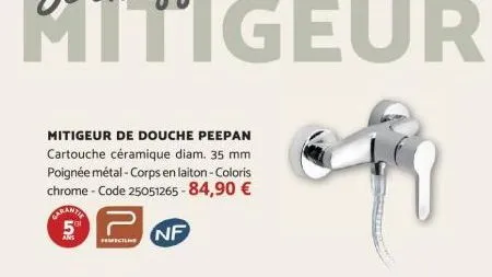 mitigeur de douche 