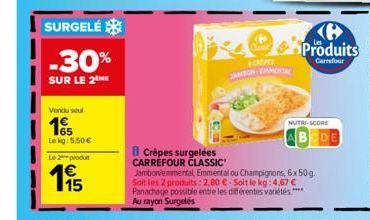 crêpes Carrefour