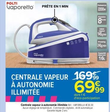 centrale vapeur 