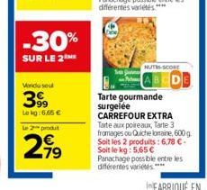 quiche lorraine Carrefour