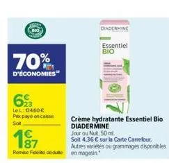 crème hydratante diadermine