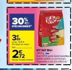 soldes kit kat