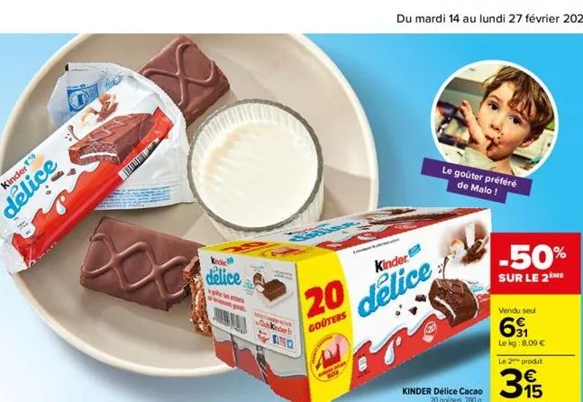 goûter kinder