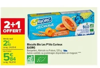 biscuits bio bjorg