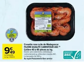 crevettes carrefour