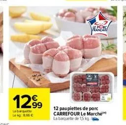 paupiettes de porc carrefour