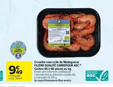 crevettes carrefour