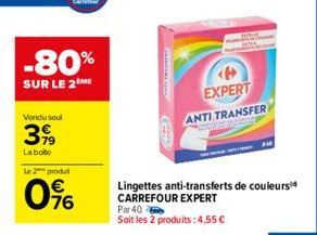 lingettes Carrefour