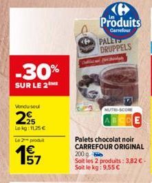 chocolat noir Carrefour