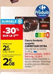 chocolat noir Carrefour