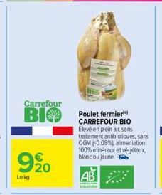 poulet fermier Carrefour