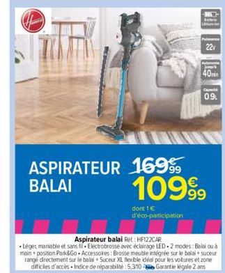 aspirateur balai 