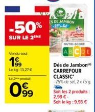 jambon Carrefour