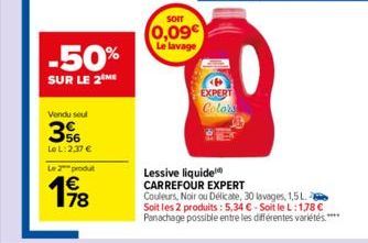 lessive liquide Carrefour