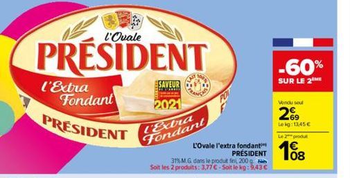 fondant Président